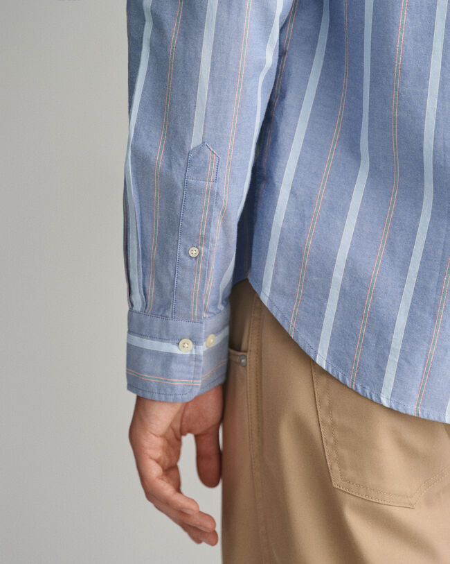 Regular Fit Archive Oxford-Bluse mit Streifen 