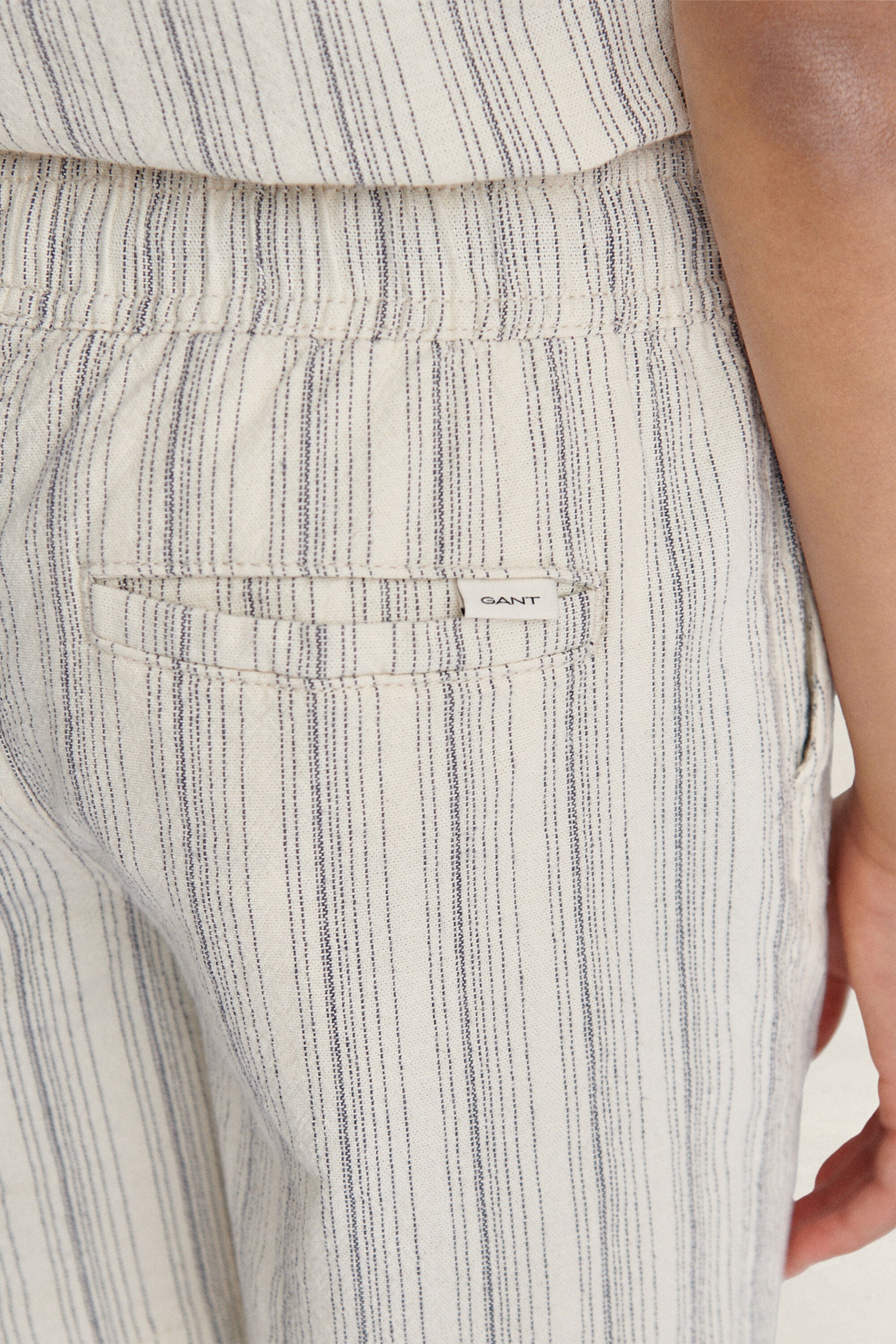 Short en lin mélangé Ado Garçon