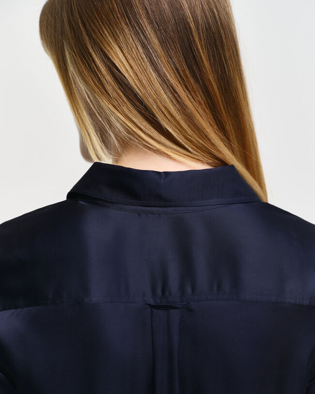 Regular Fit Bluse mit Tasche