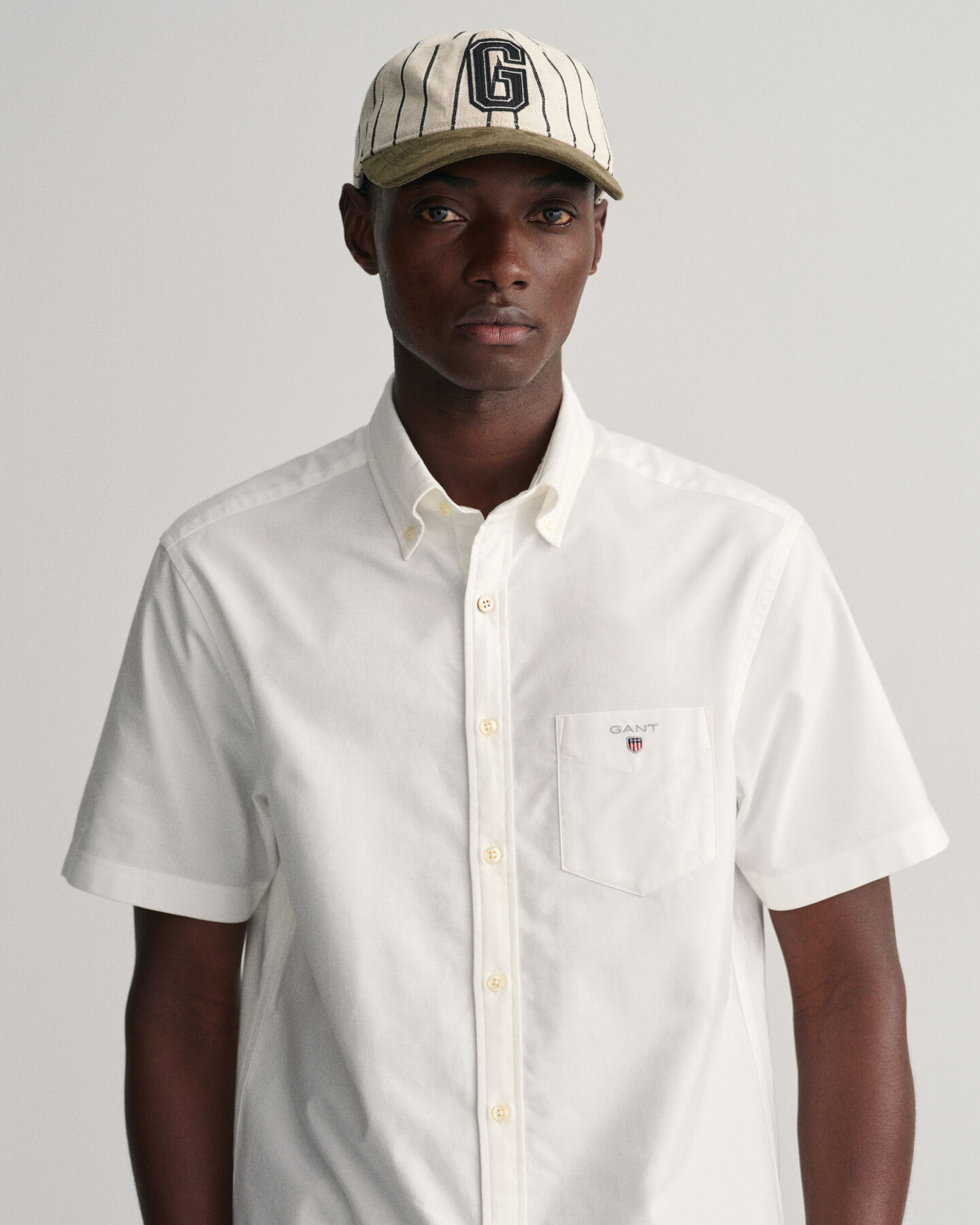 Regular Fit Kurzarm Oxford-Hemd