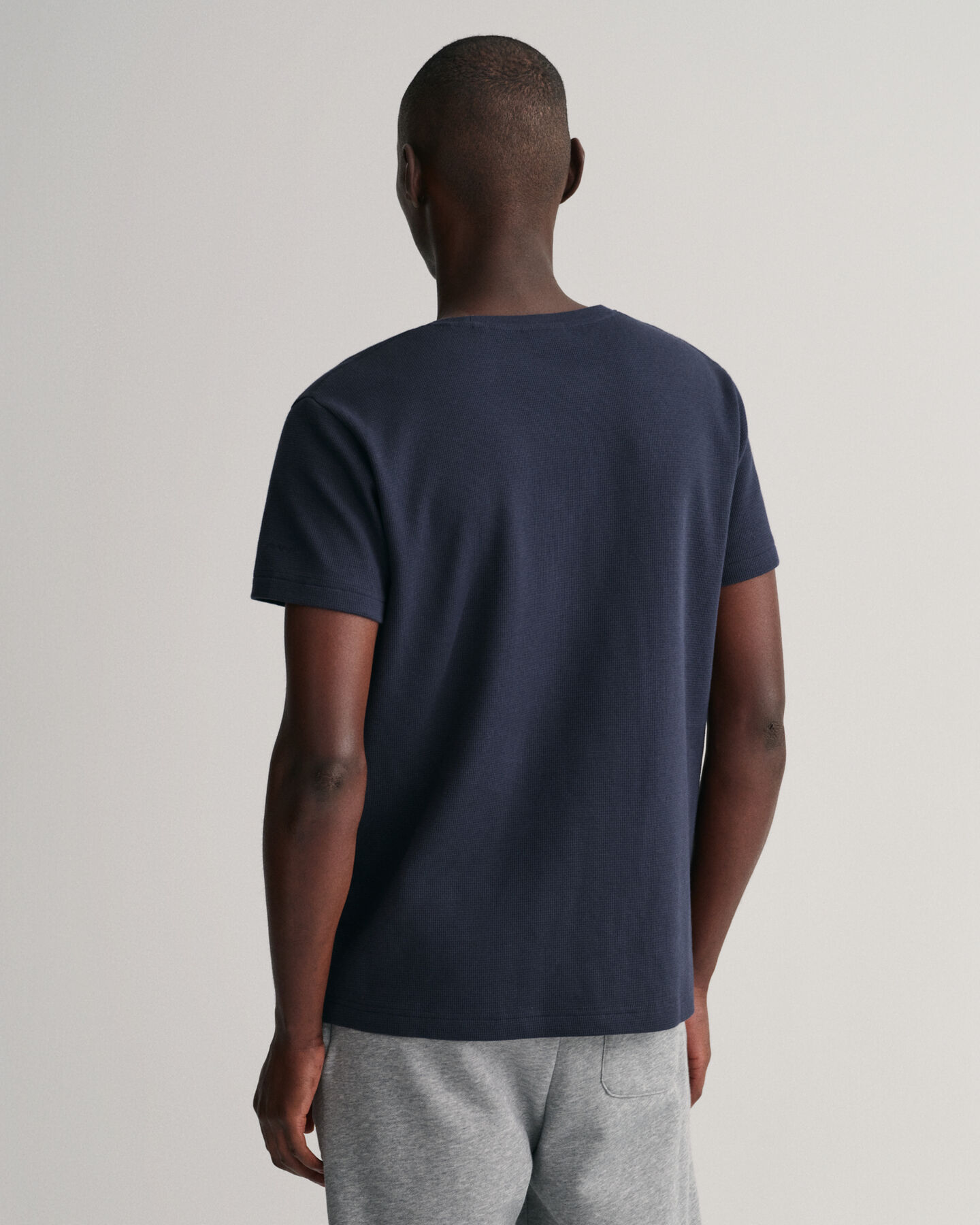 T-Shirt mit Waffelstruktur