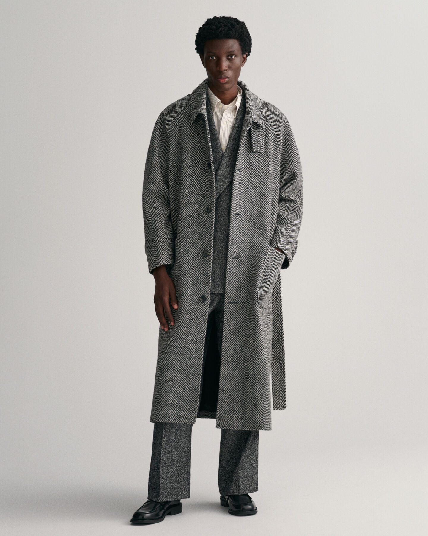 Balmacaan Wollmantel