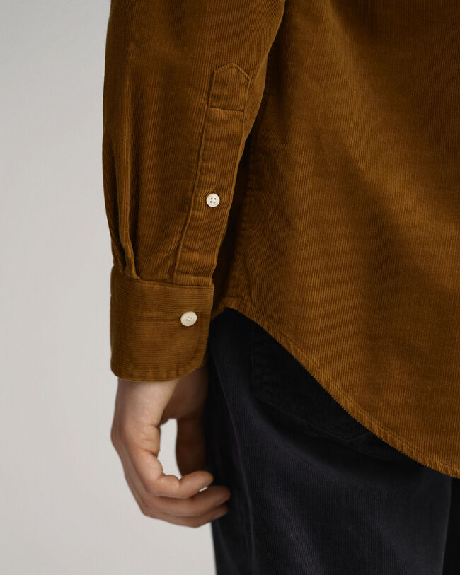 Regular Fit Cordhemd