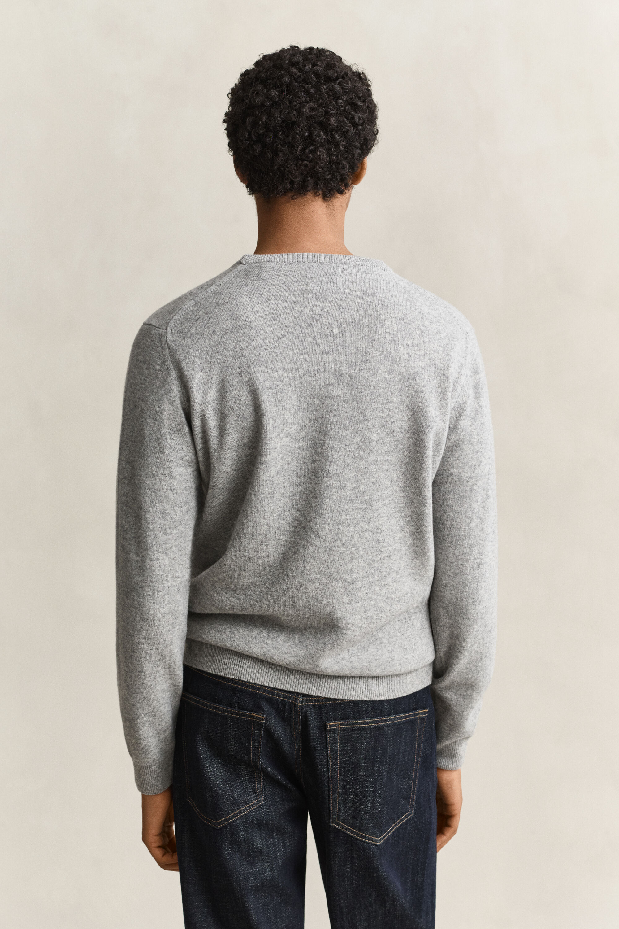 Rundhalspullover aus Lambswool