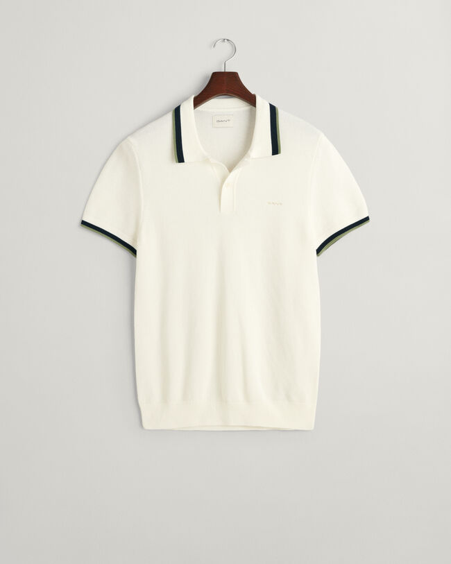Baumwoll Piqu&eacute; Poloshirt