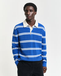 Gerippter Rugger aus Baumwolle