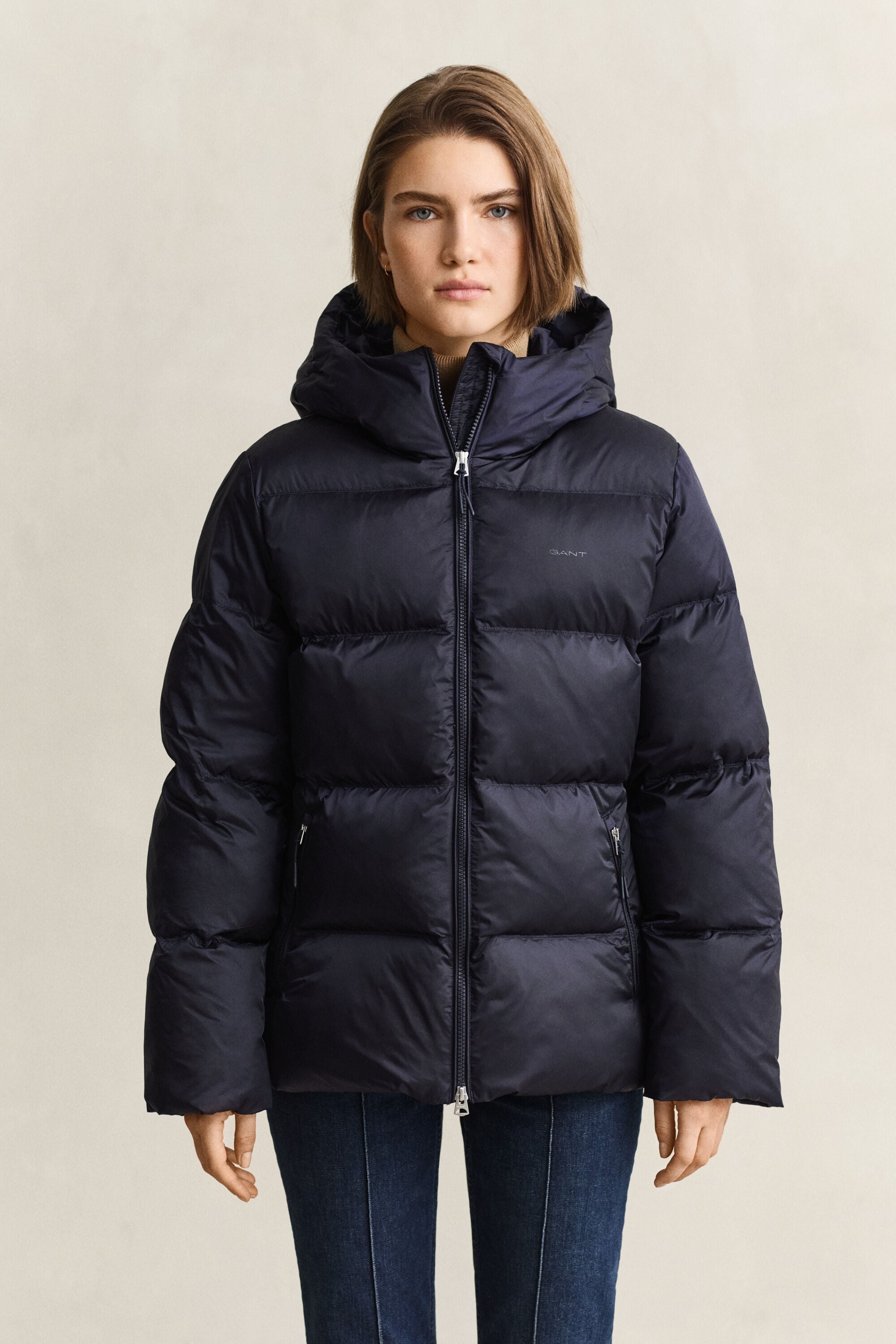 Steppjacke mit mittlerer Wattierung