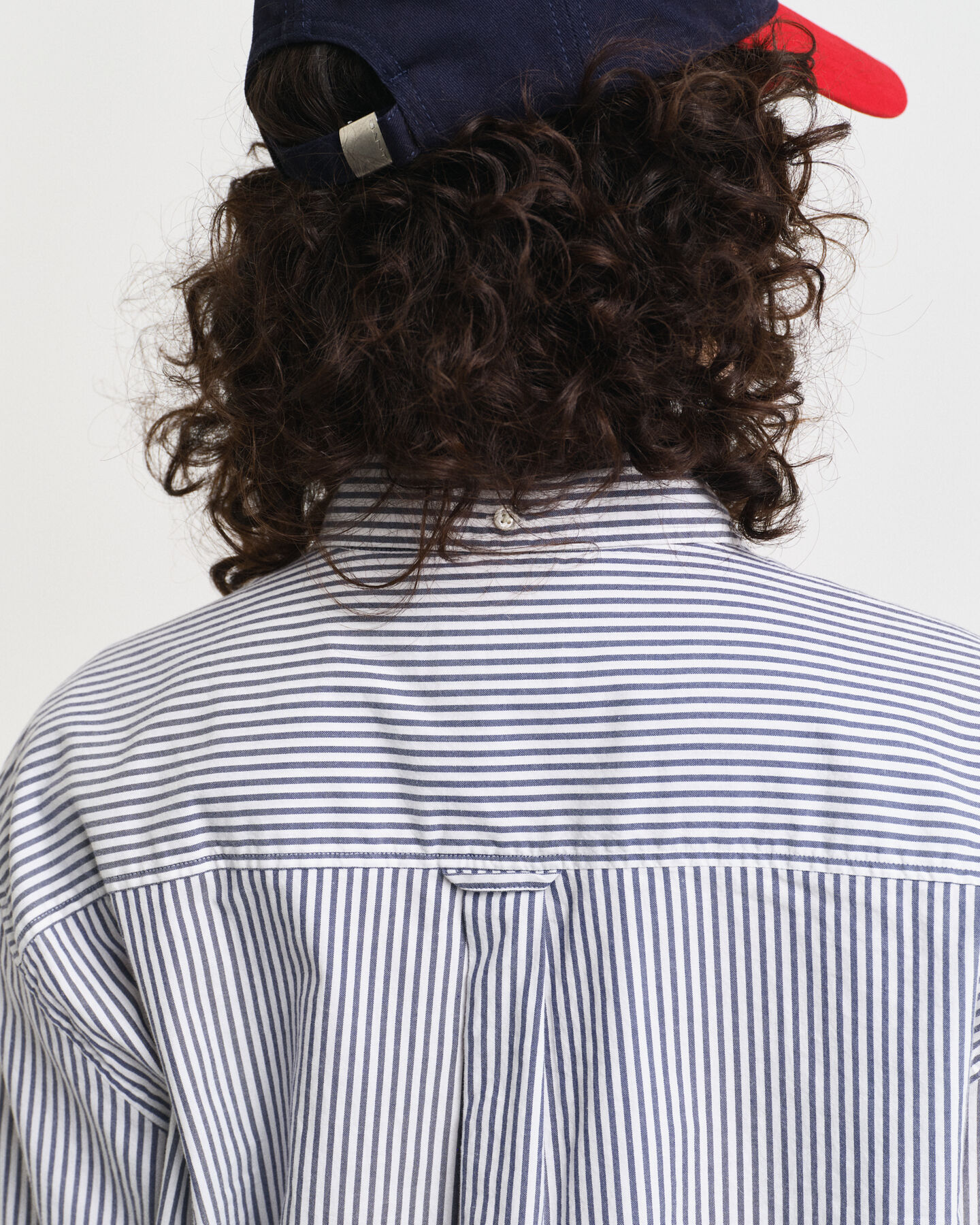 Gestreifte Relaxed Fit Luxury Oxford-Bluse