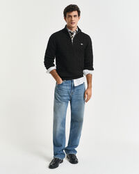 Zopfstrick Troyer aus Baumwolle