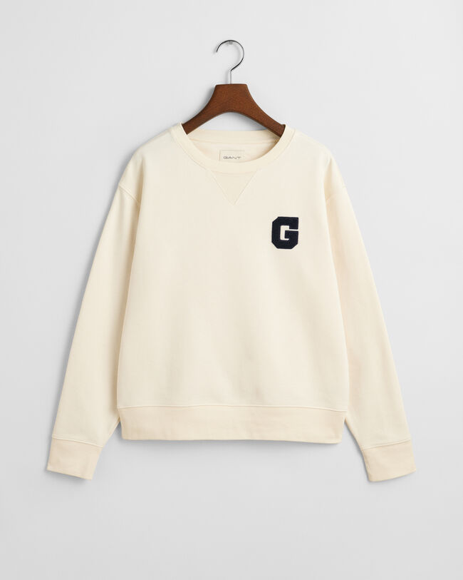 G Badge Rundhals-Sweatshirt