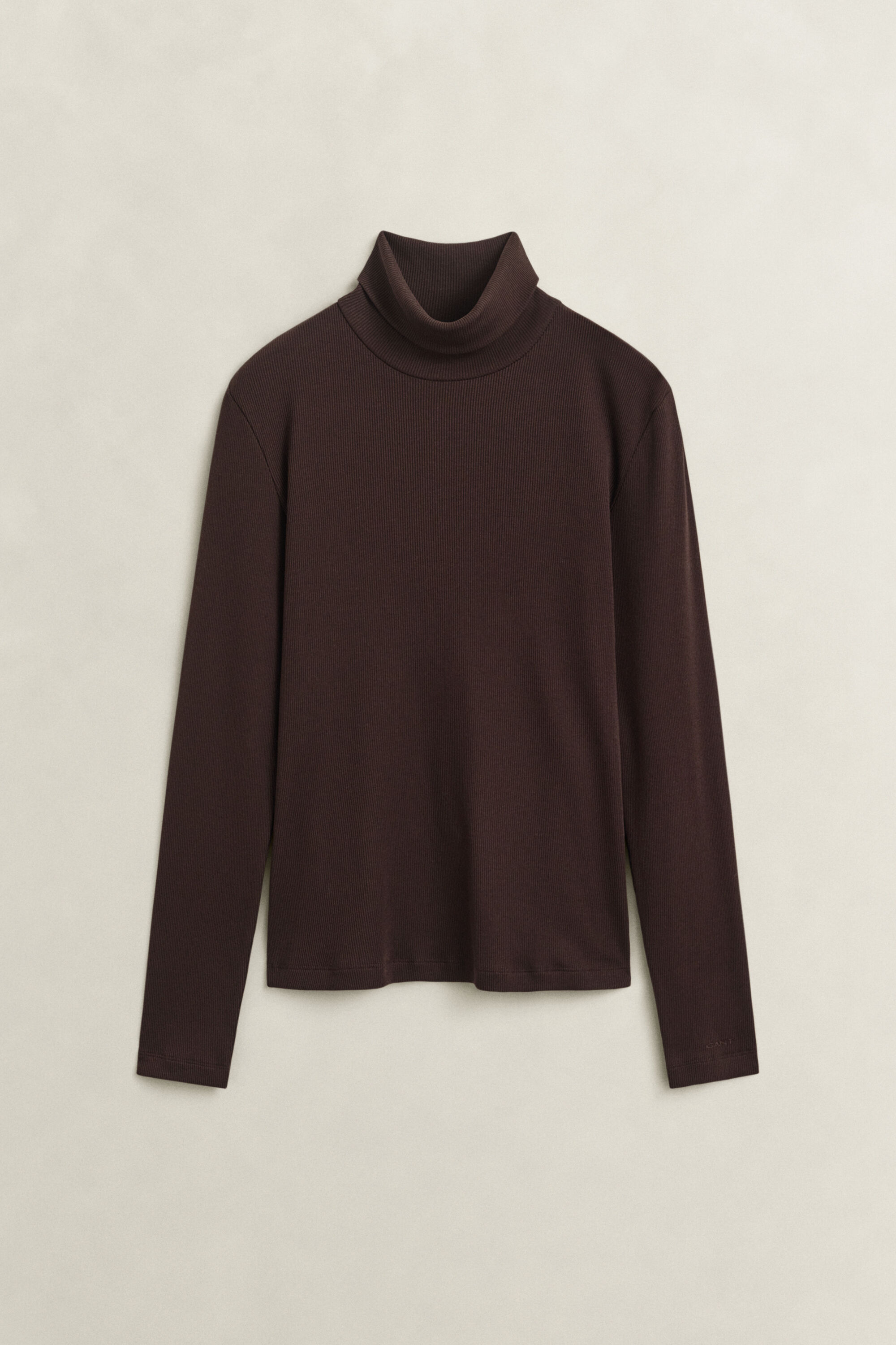 Ribbed Turtleneck Top