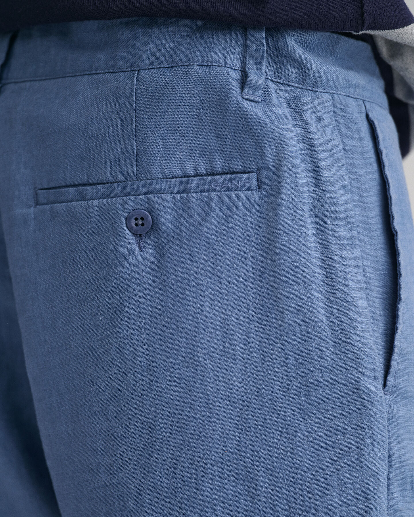 Relaxed Fit Leinen Shorts mit Kordelzug