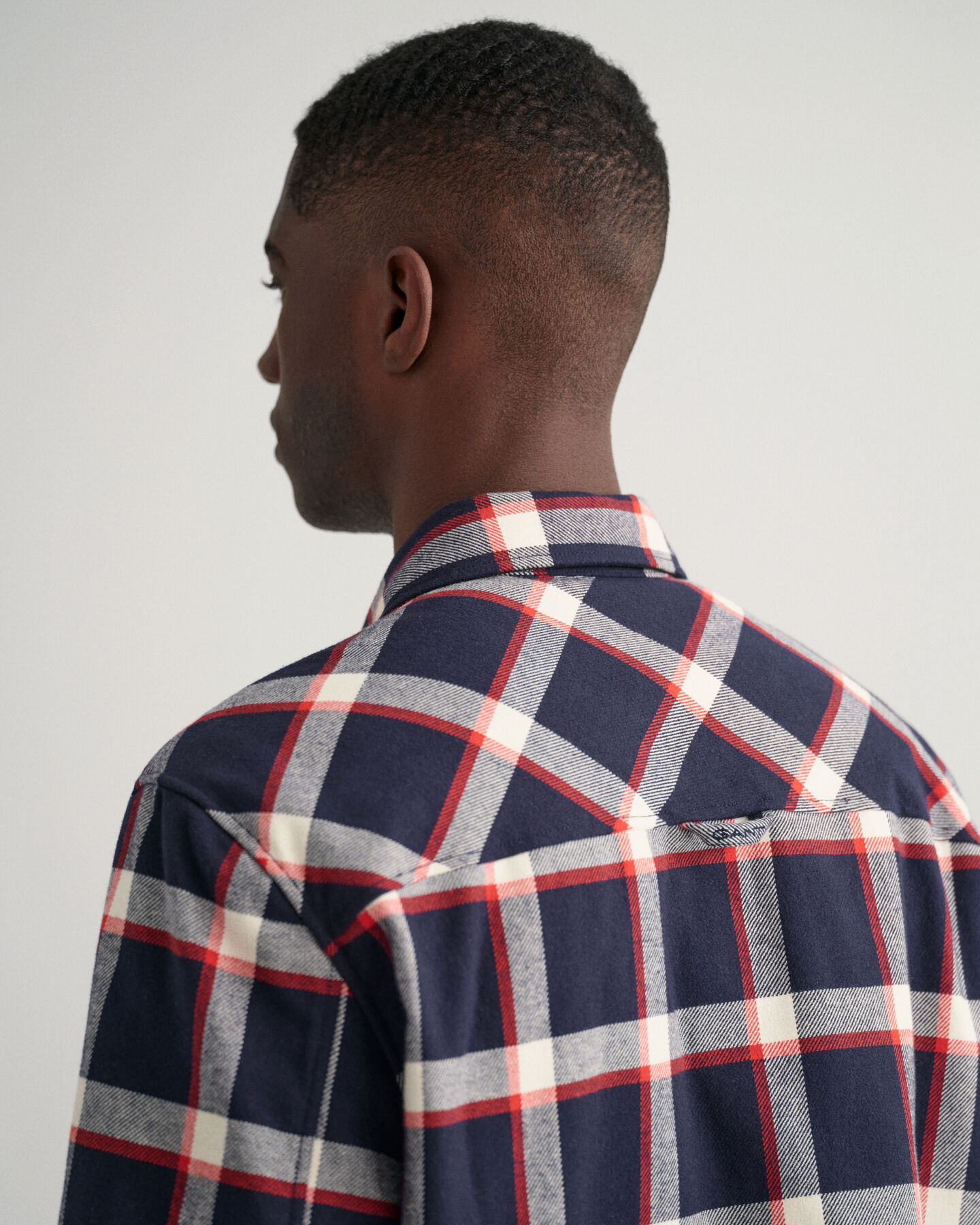 Flanell-Hemdjacke mit Karomuster