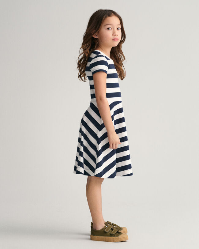 Girls Spin Dress mit Streifen