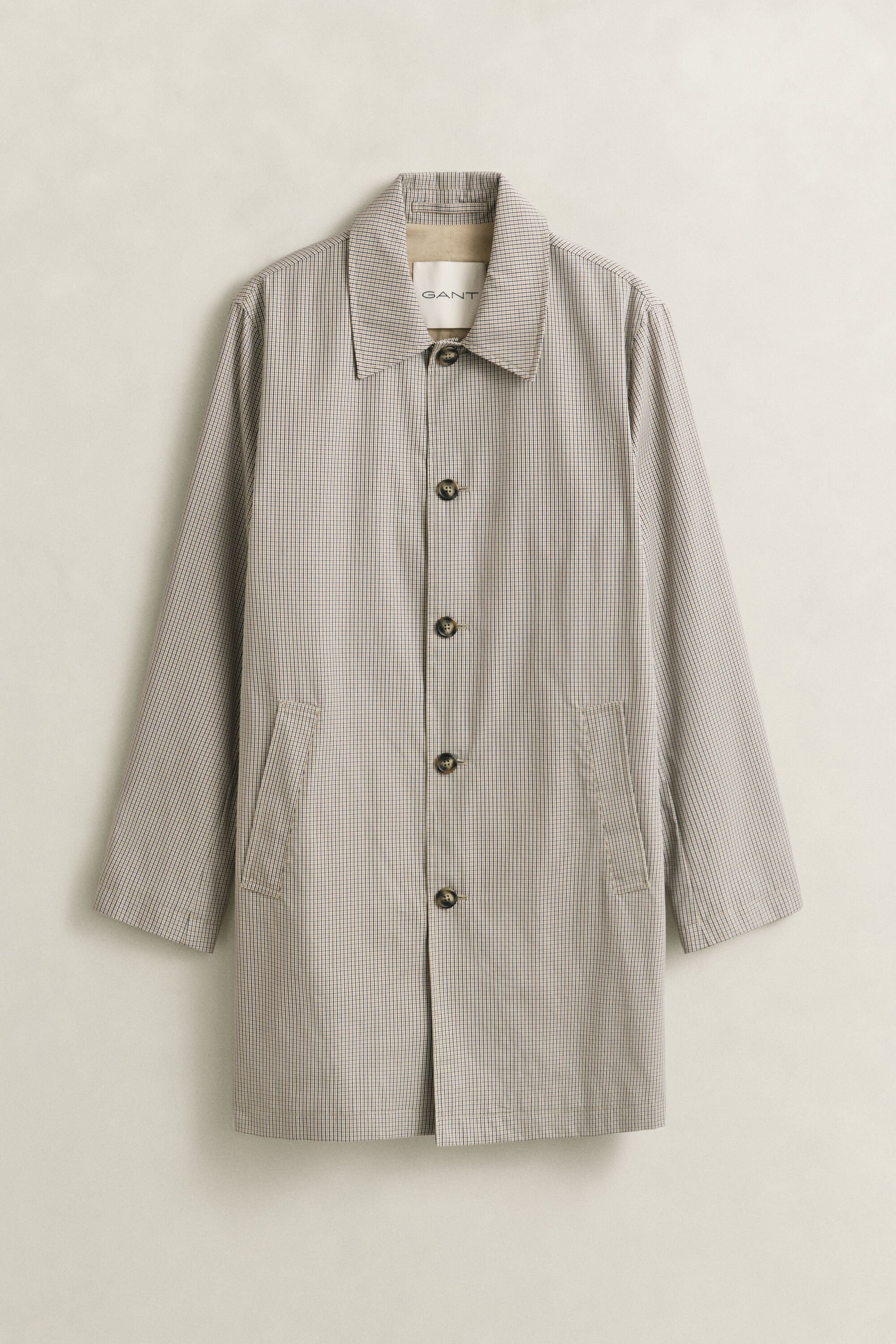 Cotton Blend Car Coat