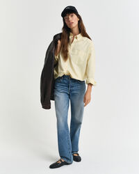 Oversized Fit Oxford-Bluse