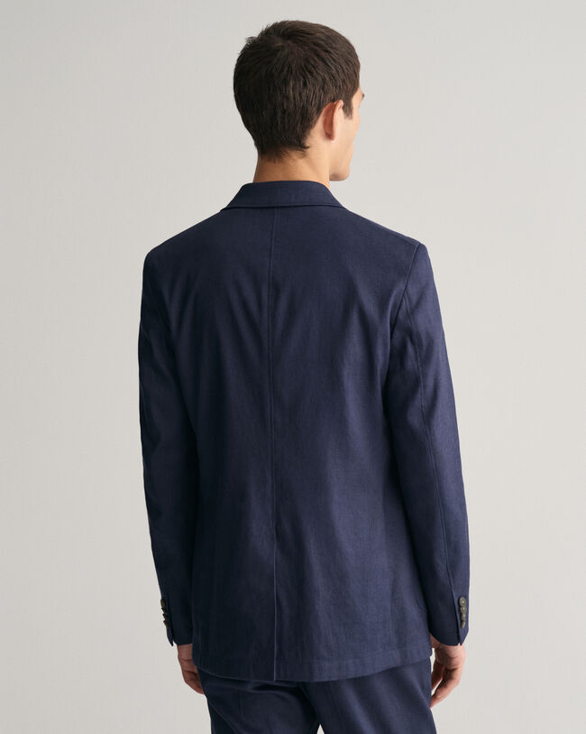 Baumwoll Leinen Anzugsakko