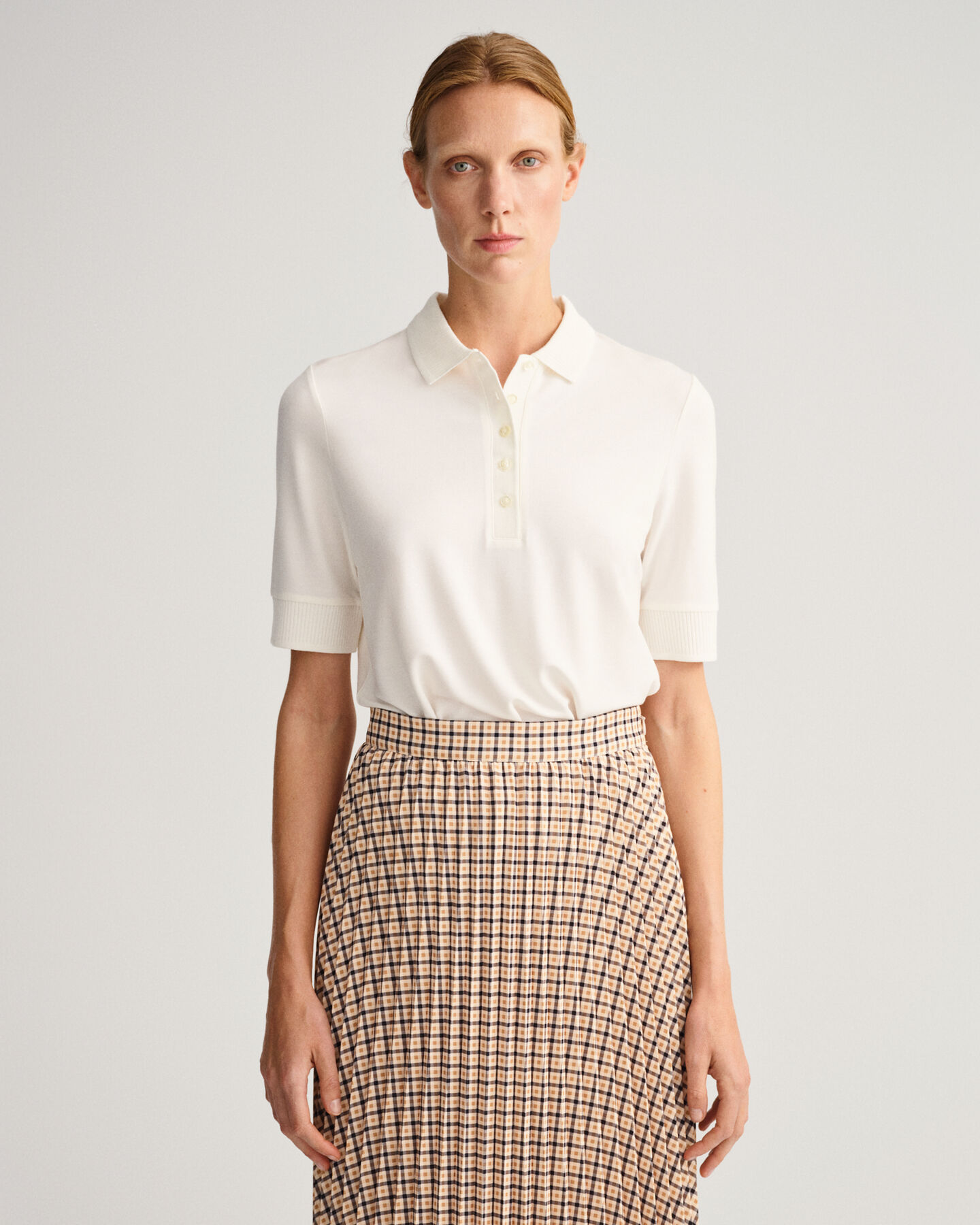 Detail Collar Piqué Poloshirt