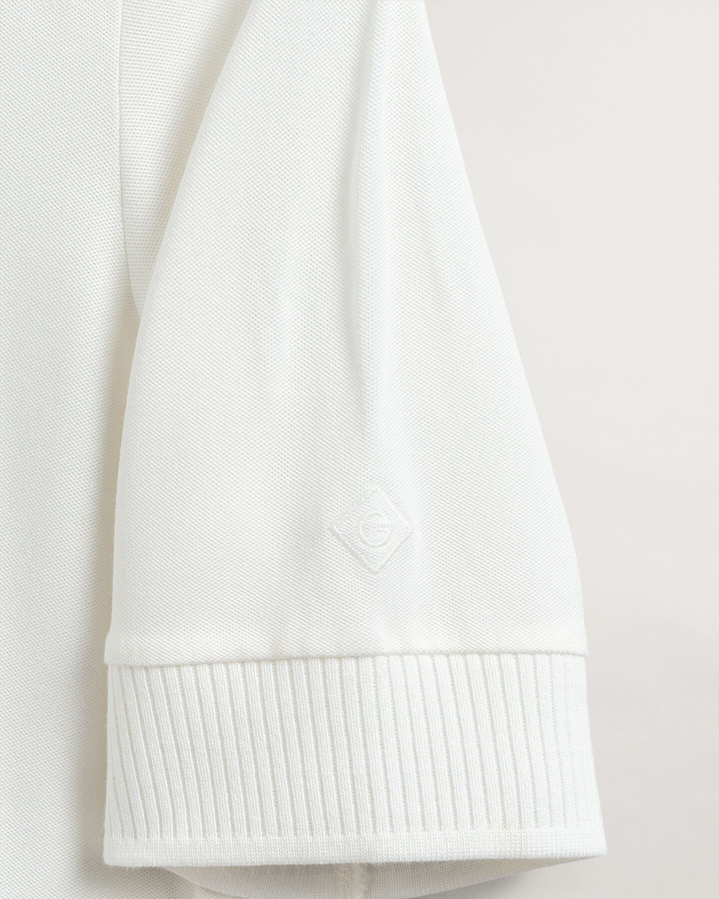 Detail Collar Piqué Poloshirt