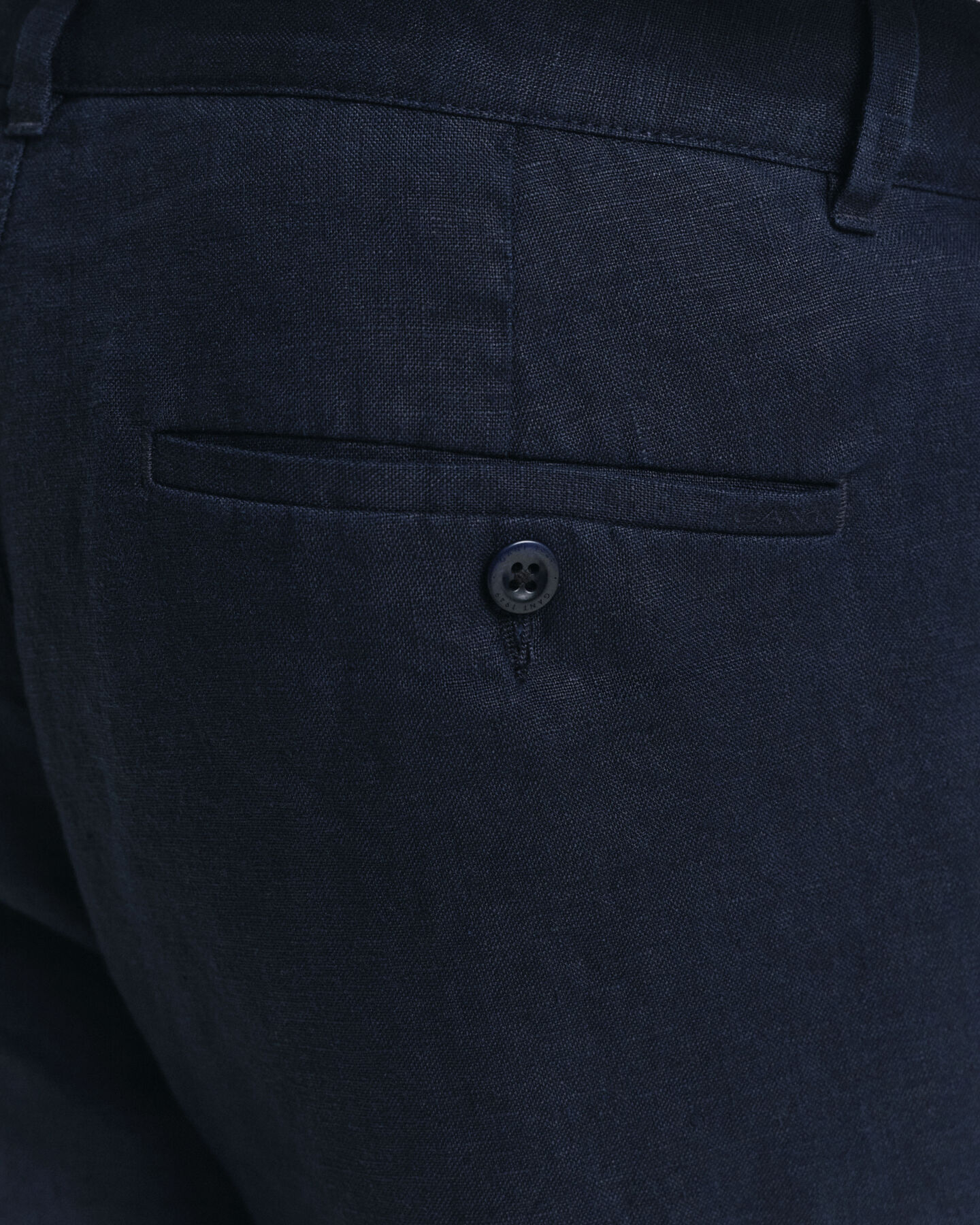 Relaxed Fit Leinen Kordelzughose