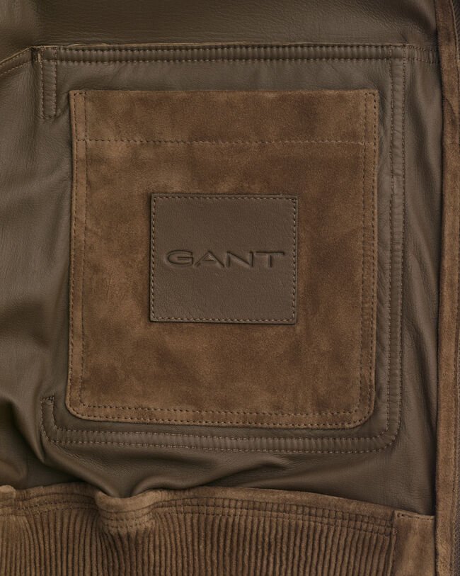 Fliegerjacke aus Veloursleder