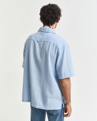 Relaxed Fit Kurzarmhemd mit Struktur