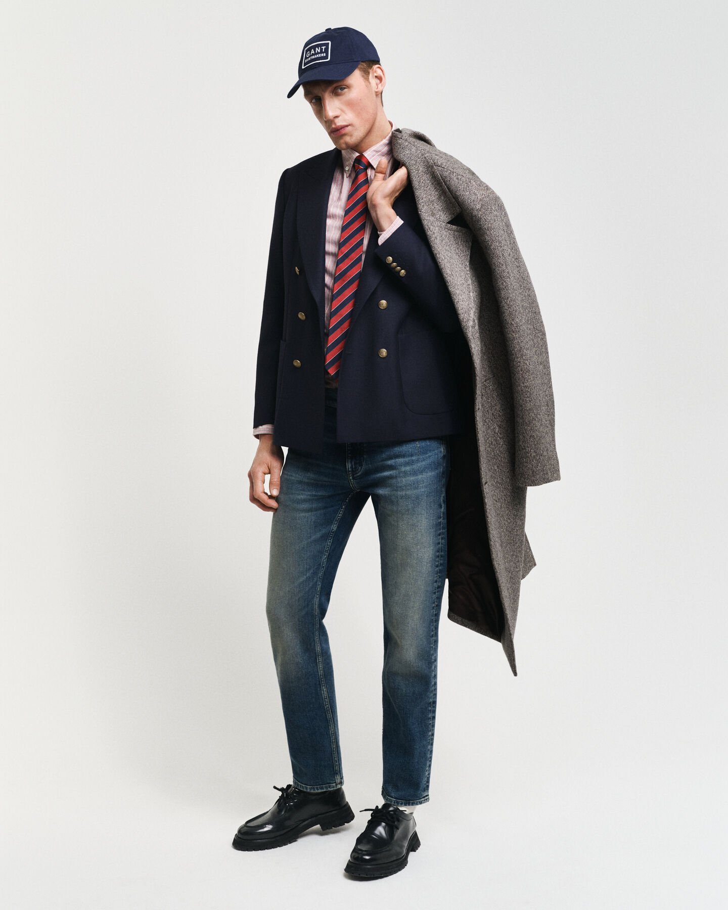 Regular Fit Classic Oxford-Hemd mit Streifen