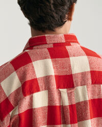 Strukturiertes Oversized Buffalo Checked Hemd