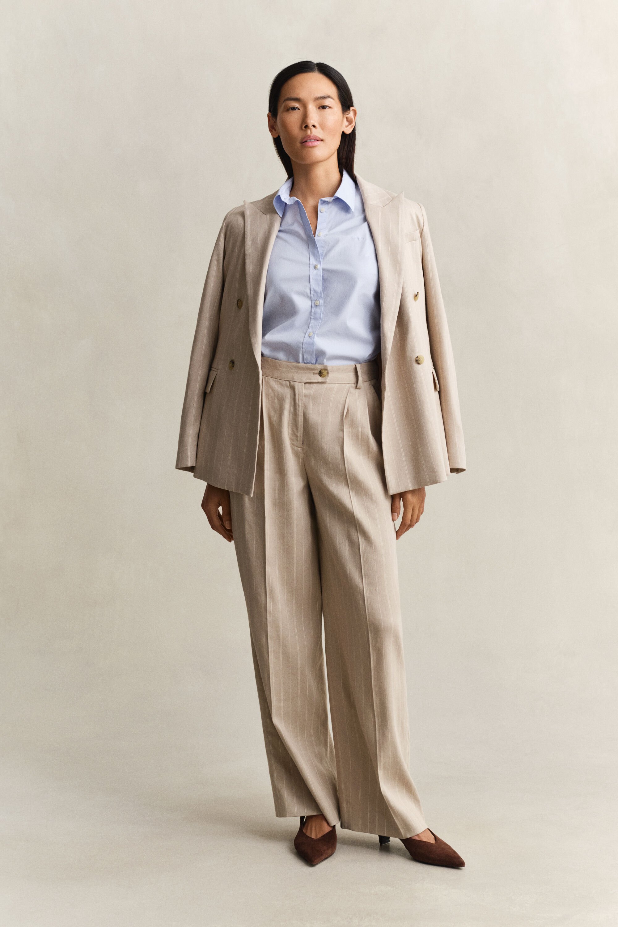 Camicia in popeline slim fit