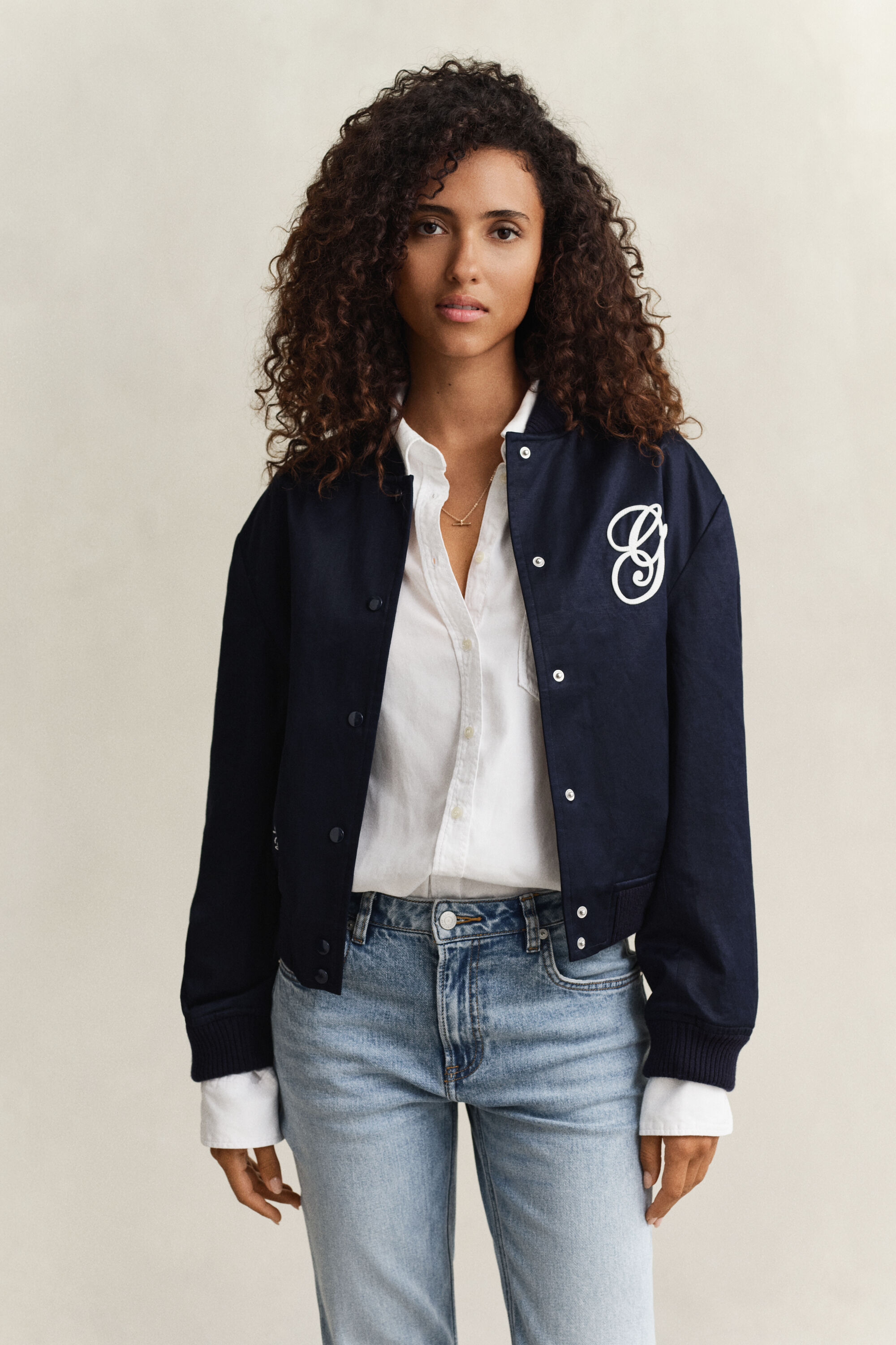 Gant Varsity Jacket in raso