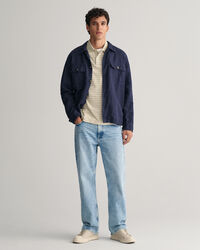 Piqué Poloshirt mit Streifen