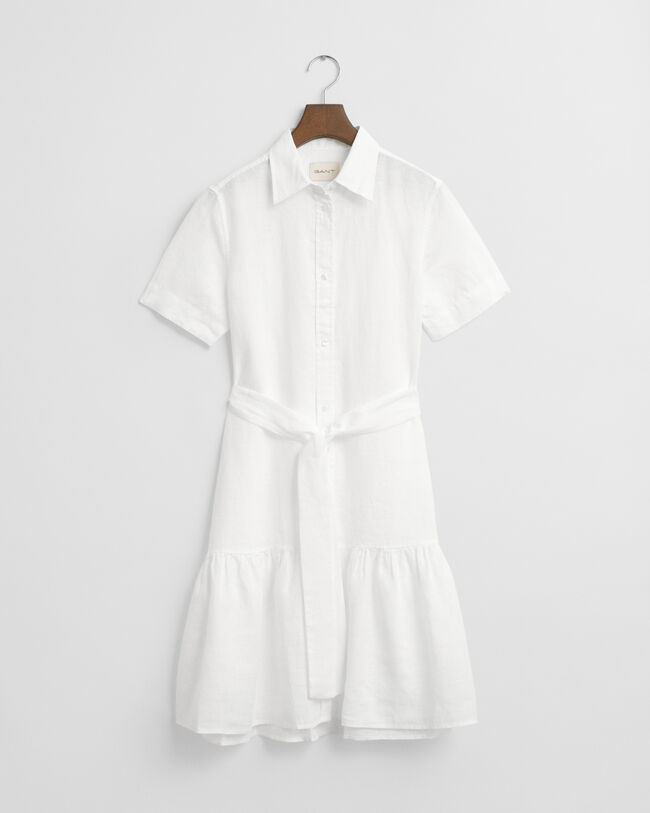 Hemdblusenkleid aus Leinen