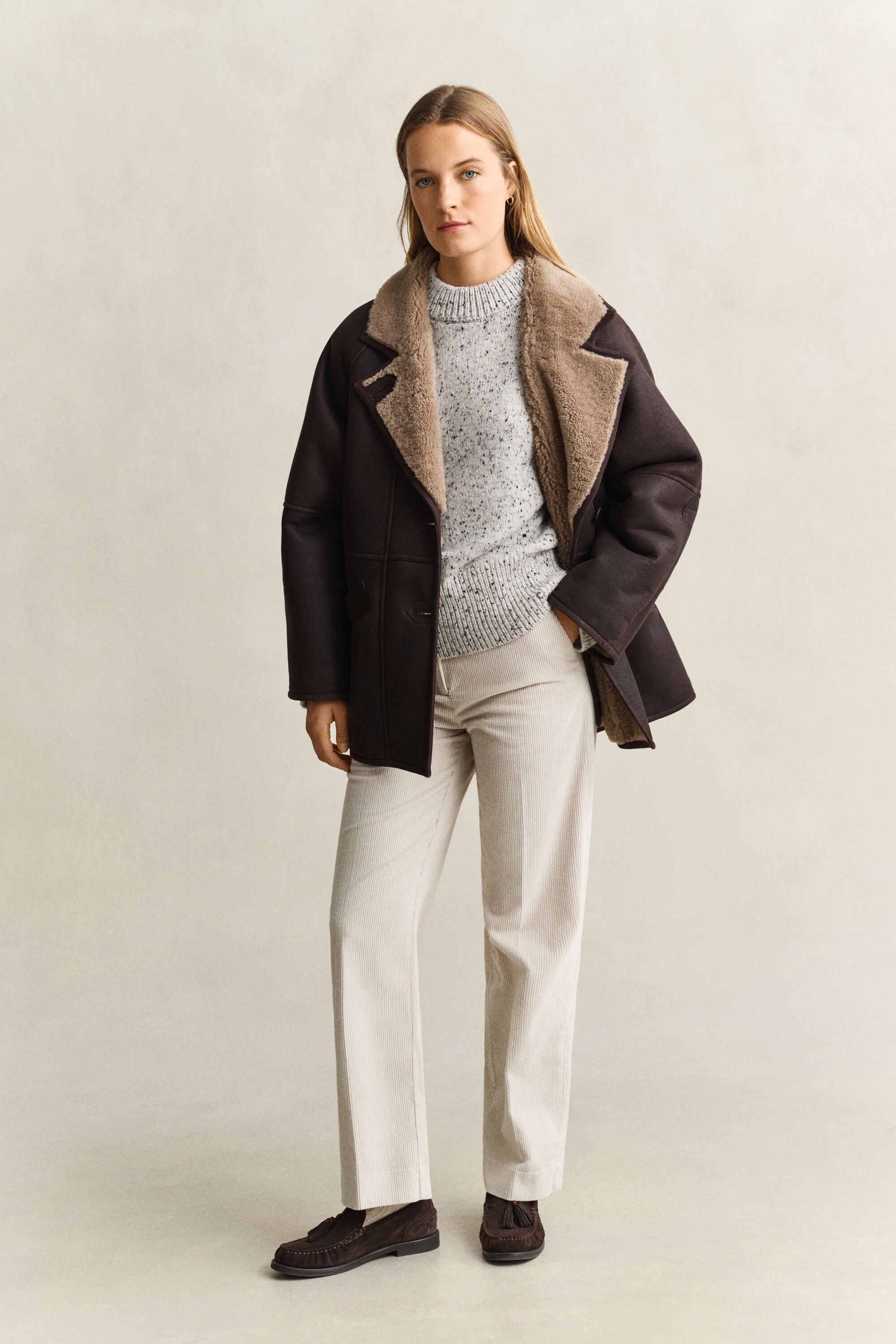 Pullover aus Wollmix mit Noppenstruktur