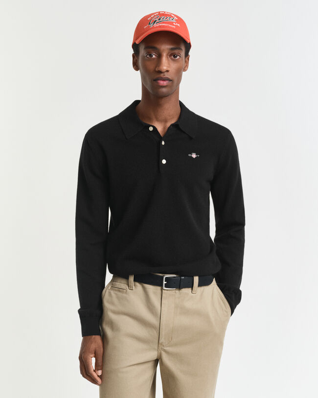 Superfine Lambswool Polopullover