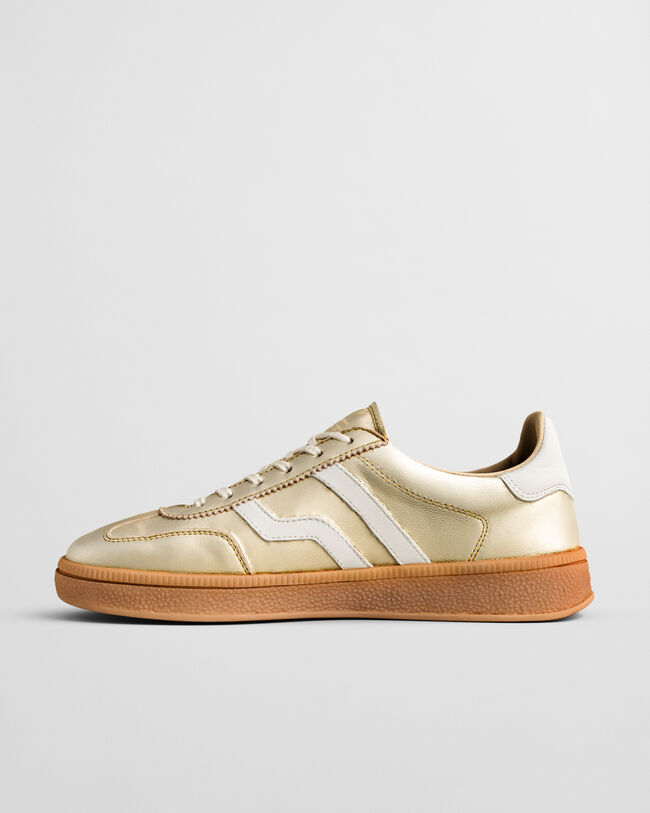 Cuzima Sneaker aus Metallic-Leder