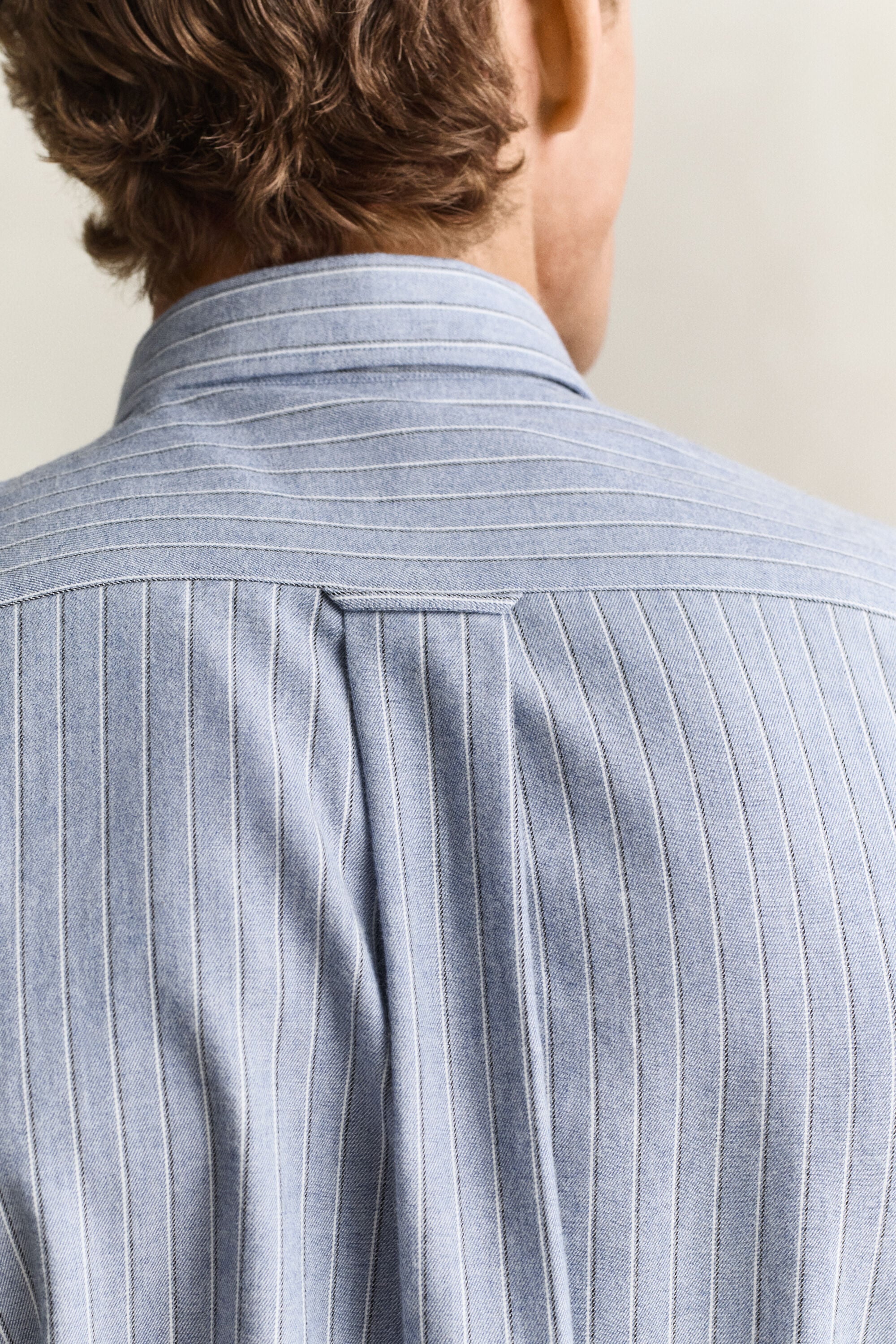 Striped Flannel Mélange Shirt