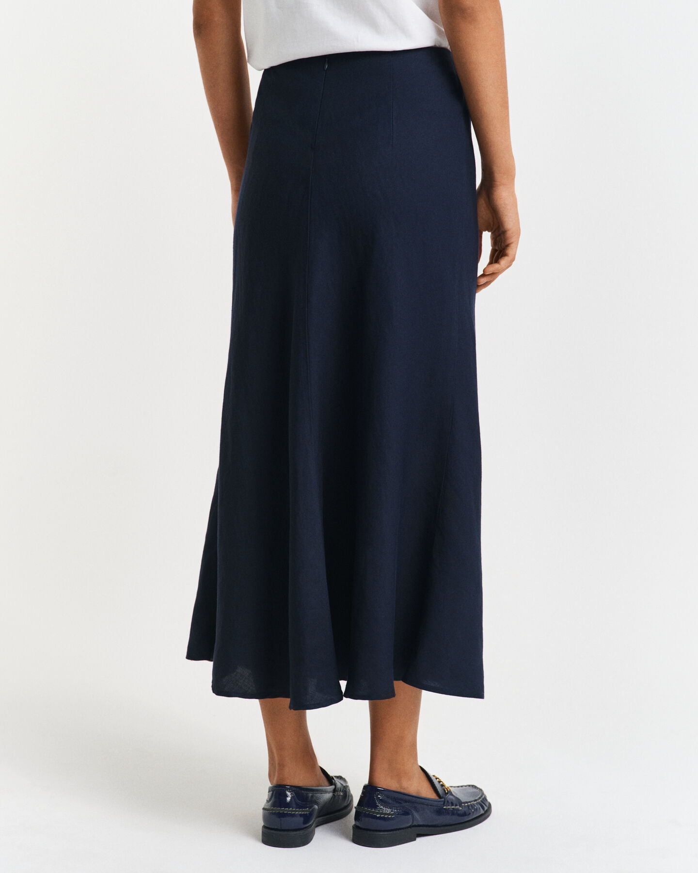 Rock aus Leinenmischung