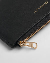 Kartenetui aus Leder mit Reißverschluss