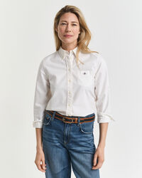 Regular Fit Classic Oxford-Bluse