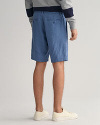 Relaxed Fit Leinen Shorts mit Kordelzug