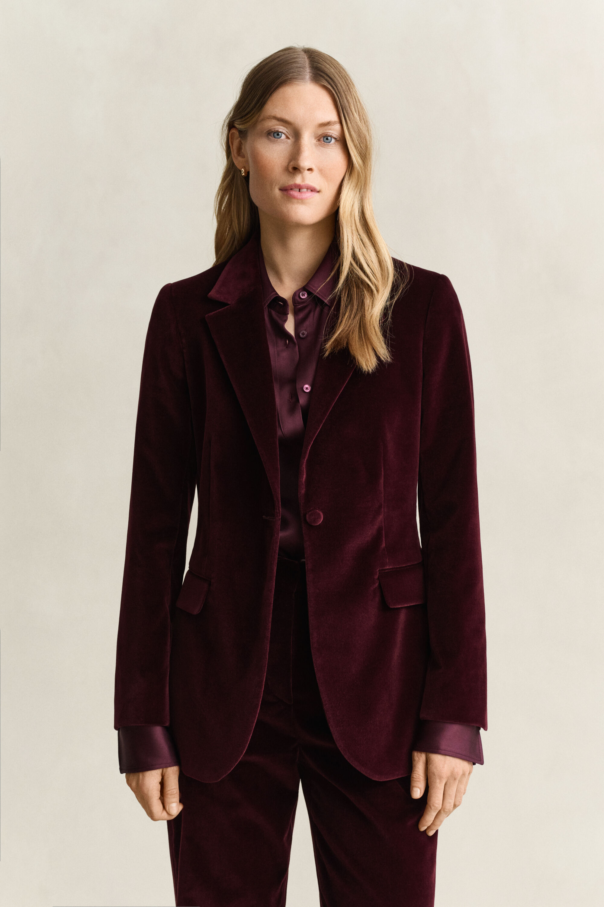 Veste blazer en velours