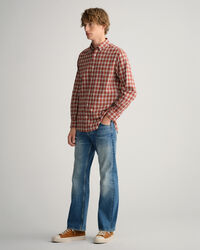 Regular Fit Flanell Karohemd