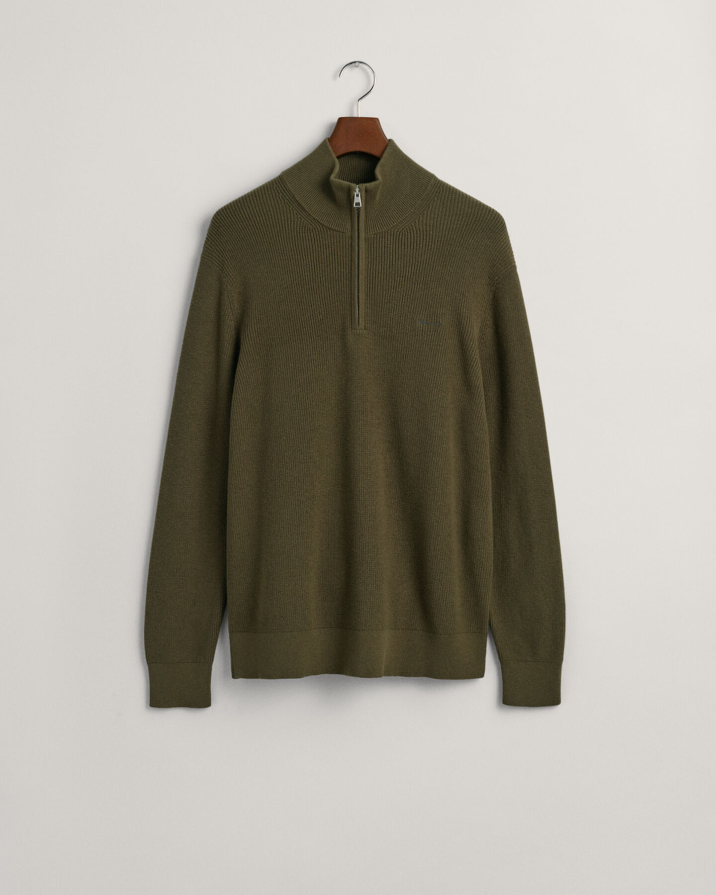 Gerippter Baumwoll Woll Troyer