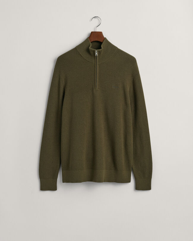 Gerippter Baumwoll Woll Troyer