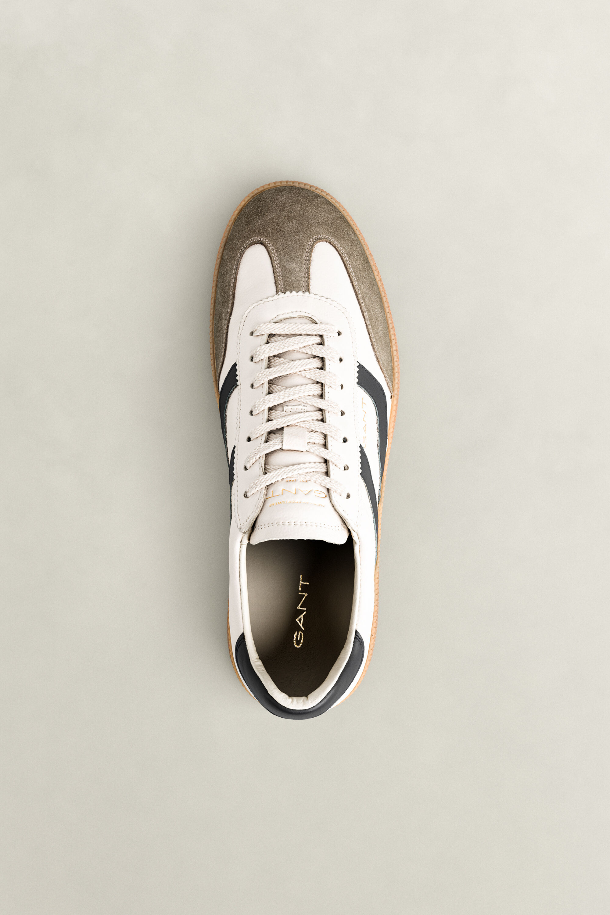 Baskets en cuir et daim Cuzmo