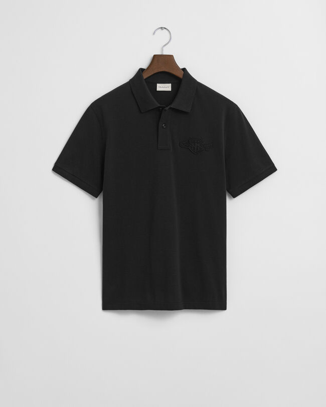 Tonal Shield Poloshirt
