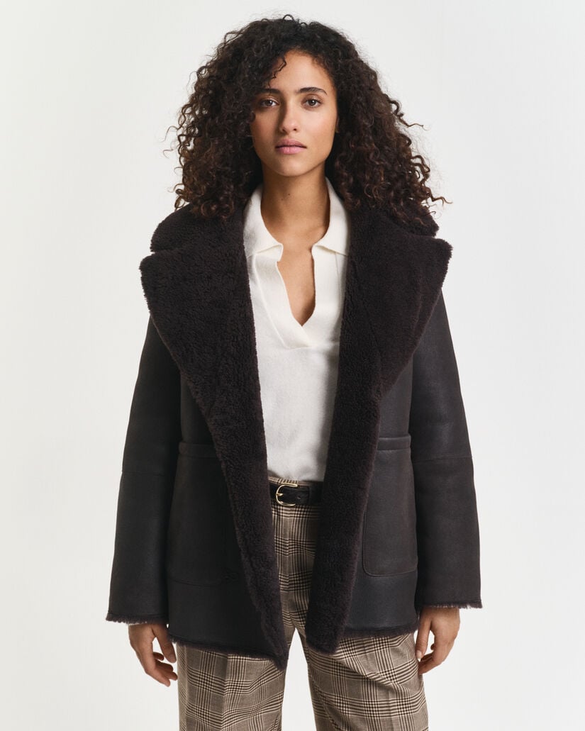 Wende-Caban aus Shearling