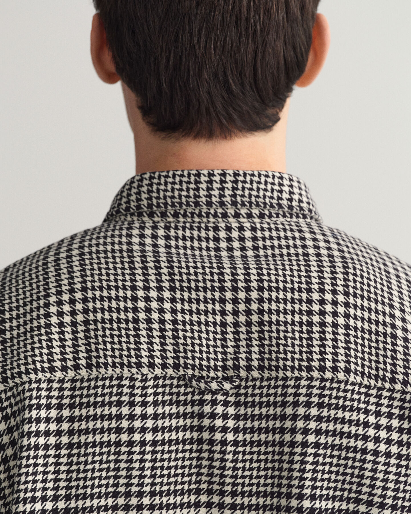 Oversized Houndstooth Baumwollhemd
