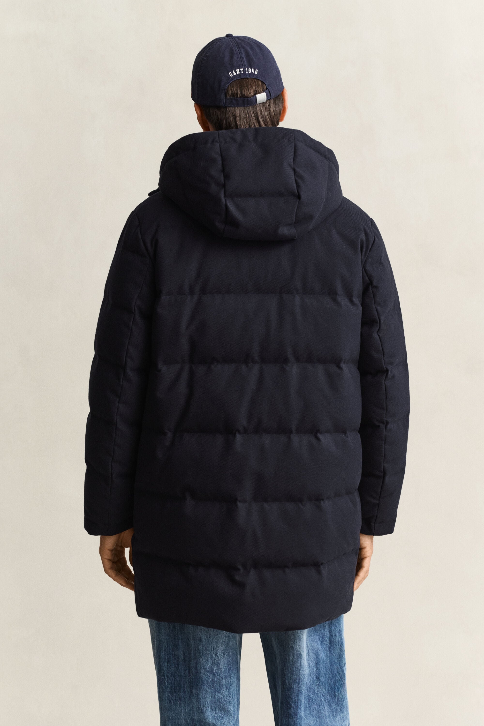 Flannel Down Mid Jacket