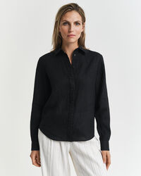 Regular Fit Leinenbluse